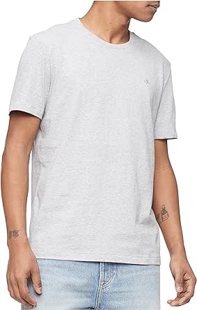 Calvin Klein Men's Smooth Cotton Solid Crewneck T-Shirt