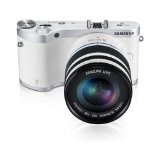 Samsung NX300 203MP CMOS Smart WiFi Mirrorless Digital Camera with 18-55mm Lens and 33 AMOLED Touch Screen White
