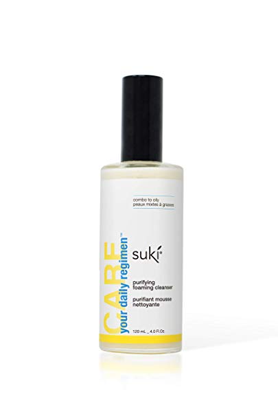 Suki Skincare Purifying Foaming Cleanser - With Apple Enzymes, Anthocyanins, & Polyphenols - Draws Out Impurities & Unclogs Pores - 120 ml