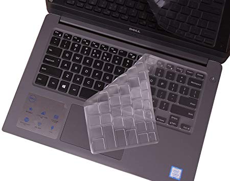 Keyboard Cover for 2019 2018 Dell Inspiron 13 5000 i5368 i5378 i5379 5585, 13.3" Dell Inspiron 13 7373 7375 7368 7378 7380 7386, 15.6 Dell Inspiron i5568 i5578 7573 7570 7569 7579 7580 7586, TPU