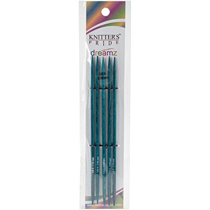 Knitter's Pride 4/3.5mm Dreamz Double Pointed Needles, 6"