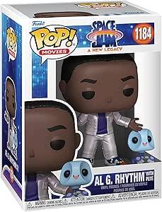 Funko POP Buddy: Space Jam 2 - AI G with Pete, Multicolor