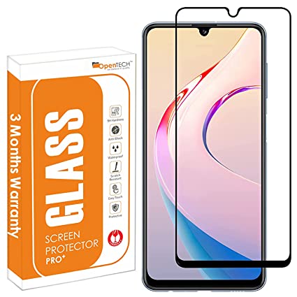 OpenTech® Tempered Glass Screen Protector Compatible for Samsung Galaxy M32 / F22 / A32 / A31 Edge to Edge Coverage with Easy Installation kit (Only for 6.4 Inches Models)