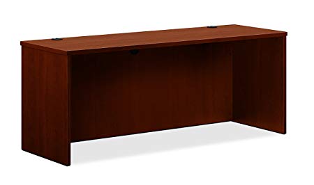 HON BL Laminate Series Credenza Shell - Desk Shell for Office,  72w x 24d x 29h, Medium Cherry (HBL2121)