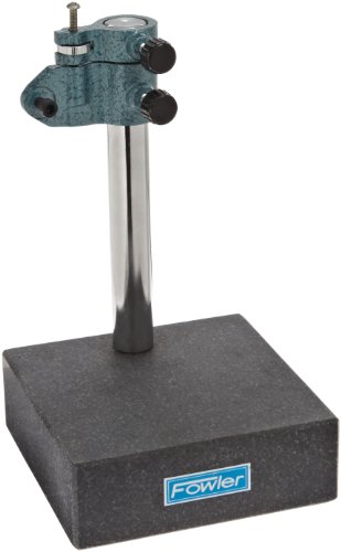 Fowler Full Warranty 52-580-030-0 Granite Gage Stand, 8" Column Height, 0.00005" Flatness, Fine Adjust