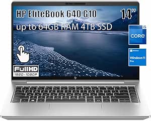 HP EliteBook 640 G10 14" Touchscreen Notebook, Full HD (1920 x 1080), Intel Core i5-1335U (10 Core, up to 4.6GHz), 32GB DDR4 RAM, 1TB SSD, Windows 11 Pro, Pike Silver Aluminum, with 5ave Accessories