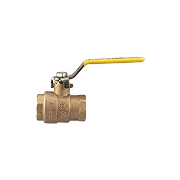 Watts 0547131 FBV-3C 1 1/2 UL-FM 1 1/2 Inch 2-Piece Full Port Brass Ball Valve, Threaded End Connections, Ul/Fm Approved