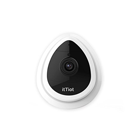 itTiot Wireless IP Camera, WiFi Security 720P Home IP Camera for Pet Monitor with Built-in Microphone, One Way Audio, Day Vision Only (White)