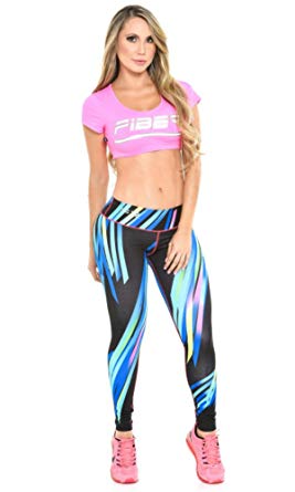 Fiber Many Styles Printed Workout Leggings for Women Gym Tights Yoga Pants