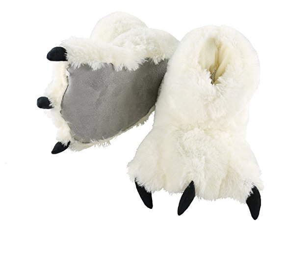 White Bear Paw Adult Slippers