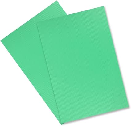 uxcell Corrugated Plastic Sheets,3mm Green Blank Yard Lawn Signs,8 Inch x 12 Inch,Waterproof Sign Blank Board 2pcs