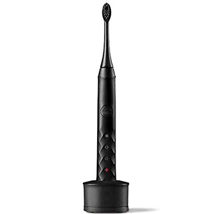 BURST Sonic Electric Toothbrush with Charcoal Toothbrush Head, Black