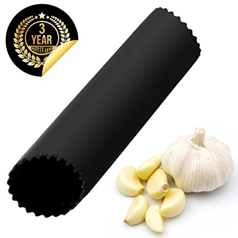 Garlic Peeler by GiniHome, Silicone Garlic Peeling Tube w/ Thickened Material, Magically Peels in a Sec