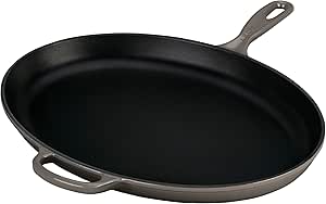 Le Creuset Signature Cast Iron Oval Skillet, 15 3/4", Oyster