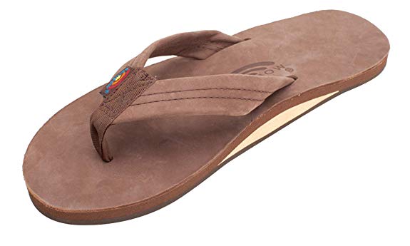 Rainbow Sandals Men's Hemp Single Layer Wide Strap with Arch