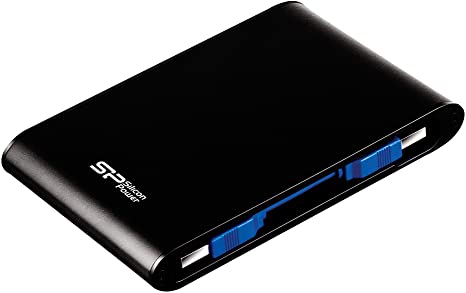 Silicon Power 2TB Portable External Hard Drive Rugged Armor A80, Military-Grade Shockproof/IPX7 Waterproof/Dustproof/Pressure-Resistant USB 3.0 2.5" for PC, Mac, Xbox One, Xbox 360, PS4, PS4 Pro