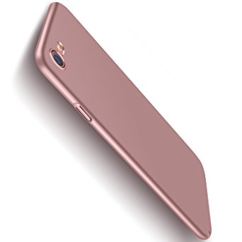 iPhone 7 Case, CASEKOO Slim Fit Shell Ultra Thin Hard Protective Scratch Resistant Matte Finish Back Cover for iPhone 7 - Rose Gold