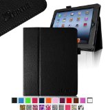 Fintie Folio PU Leather Case Cover for iPad 4th Generation With Retina Display iPad 3 and iPad 2 Black