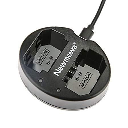 Newmowa Dual USB Charger for Sony NP-FZ100, BC-QZ1 and Sony Alpha 9, Sony A9, Sony Alpha 9R, Sony A9R, Sony Alpha 9S, Sony A7RIII A7R3, Sony a7 III Digital Camera