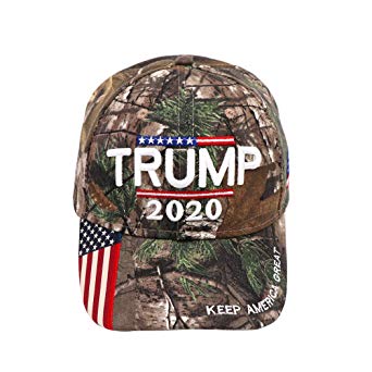Donald Trump 2020 Keep America Great Patterned USA Caps Adjustable Baseball Bucket Hats with Slogan Hand Flag