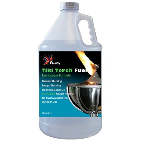 Firefly Eucalyptus Tiki Torch Fuel - 1 Gallon - Odorless - More Economical
