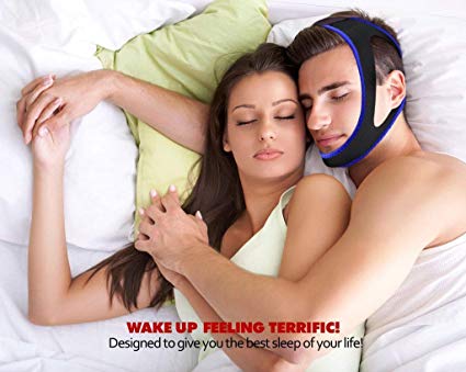 Anti Snoring Chin Strap | Advanced Snoring Solution for Good Sleep | Comfortable & Adjustable Stop Snoring Device and Sleep Aids | Chin Strips for Men, Women, Adults and Elders.