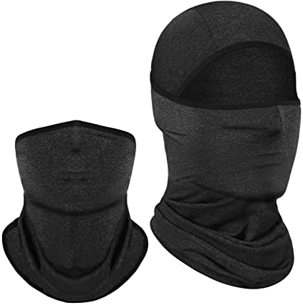 Achiou Summer Balaclava Face Mask UV Protection Cooling of Thin Ice Silk for Men Women Sun Hood Cycling, Climing, Running