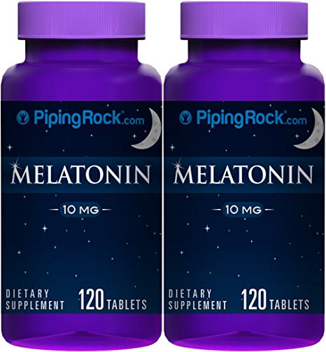Melatonin 10 mg 2 Bottles x 120 Tablets
