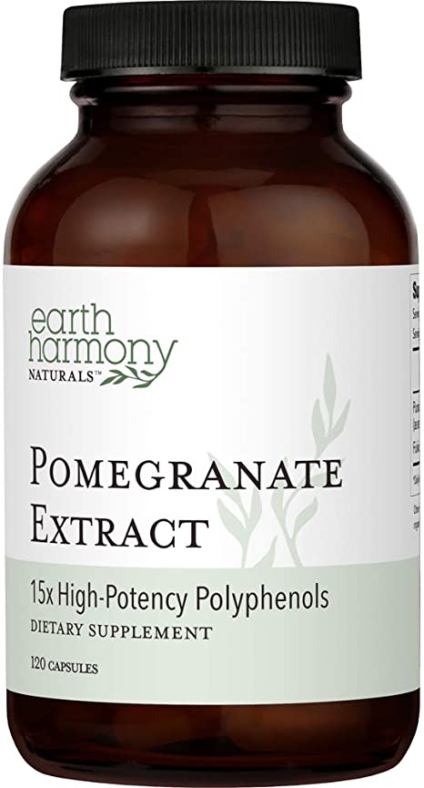 Pomegranate Extract 375mg | Vegan Friendly, Gluten Free, Non-GMO Pomegranate Supplement for Men & Women | 7X Polyphenol Antioxidant Strength | Boosts Immune System | 2-Month Supply (120 Capsules)