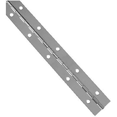 National Hardware V571 1-1/2" X 30" Continuous Hinges in Stainless Steel