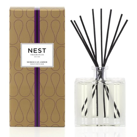 NEST Fragrances Moroccan Amber Scented Reed Diffuser, 5.9 oz