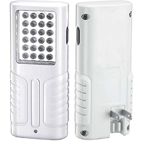 Durofix RL435 Li-ion Emergency LED Flashlight, Long Lasting & Ultra Bright, Pack of 2