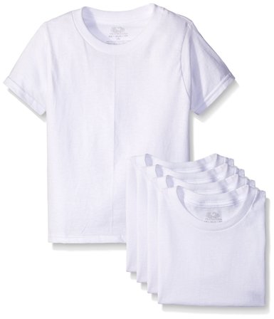 Fruit of the Loom Little Boys' Crew Tee Five-Pack (Pack of 5)