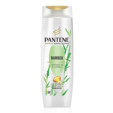 Pantene Advanced Hairfall Solution with Bamboo, Shampoo, Pack of 1, 180ML