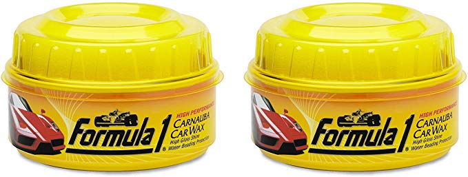 Formula 1 Carnauba Paste Car Wax, Pack of 2