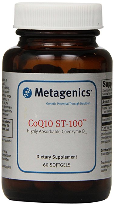 Metagenics CoQ10 ST-100 Soft Gels, 60 Count