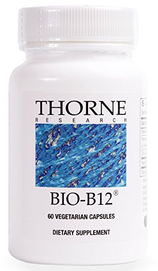 Thorne Research - Bio-B12 - Vitamin B12 with Folate Supplement - 60 Capsules