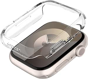 Spigen Thin Fit Case Compatible with Apple Watch Series 9/8/7 (41mm) - Crystal Clear