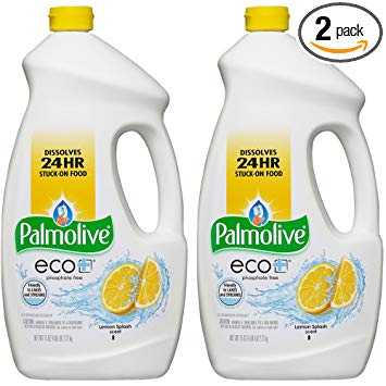 Palmolive Eco Gel Dishwasher Detergent, Lemon Splash, 75 Fl Oz, 2-Pack