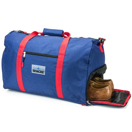 Shacke's Travel Duffel Express Weekender Bag - Carry On Luggage with Shoe Pouch