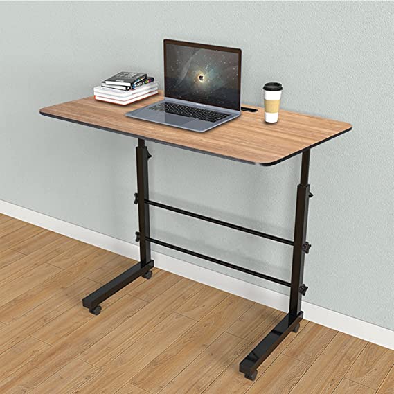 JOISCOPE Multi-Purpose Laptop Table, Study Table| Bed Table| Adjustable Height, Portable for Office, Work Form Home, Class Room Work Station | Kids| DIY Table, Easy to Assemble (Brown & Black)