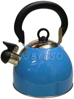 Prima 2.5L Stainless Steel Whistling Kettle in Blue 11122C