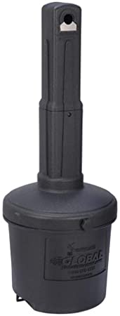 Global Industrial 5 Gallon Outdoor Ashtray, Black