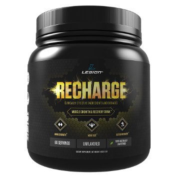 LEGION Recharge - Best Post Workout Supplement for Men and Women, Best Natural Creatine Monohydrate Powder for Muscle Recovery, Effective Post Workout Recovery Drink - Unflavored, 1lb