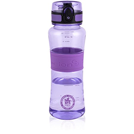 ion8 Ultimate Leak Proof BPA Free Sports Water Bottle, 550ml