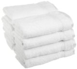 Superior Egyptian Cotton 8-Piece Hand Towel Set White