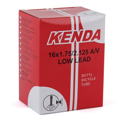 Kenda Mountain Bicycle Tube - 32mm Schrader Valve - 16 x 1.75/2.125 - Low Lead