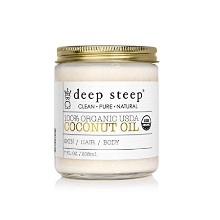 Deep Steep Organic Coconut Oil, 7 Fluid Ounce