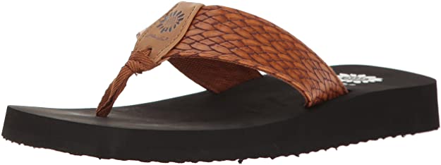 Yellow Box Women's Flax Wedge Sandal