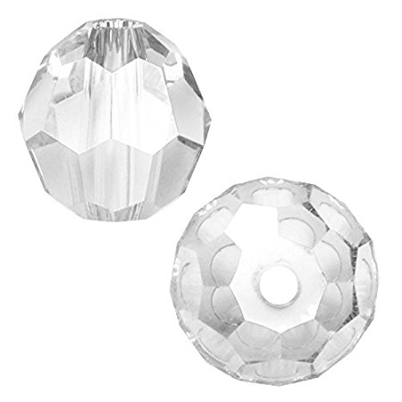 Swarovski Crystal Round 5000 6mm CLEAR Beads (10) 544005